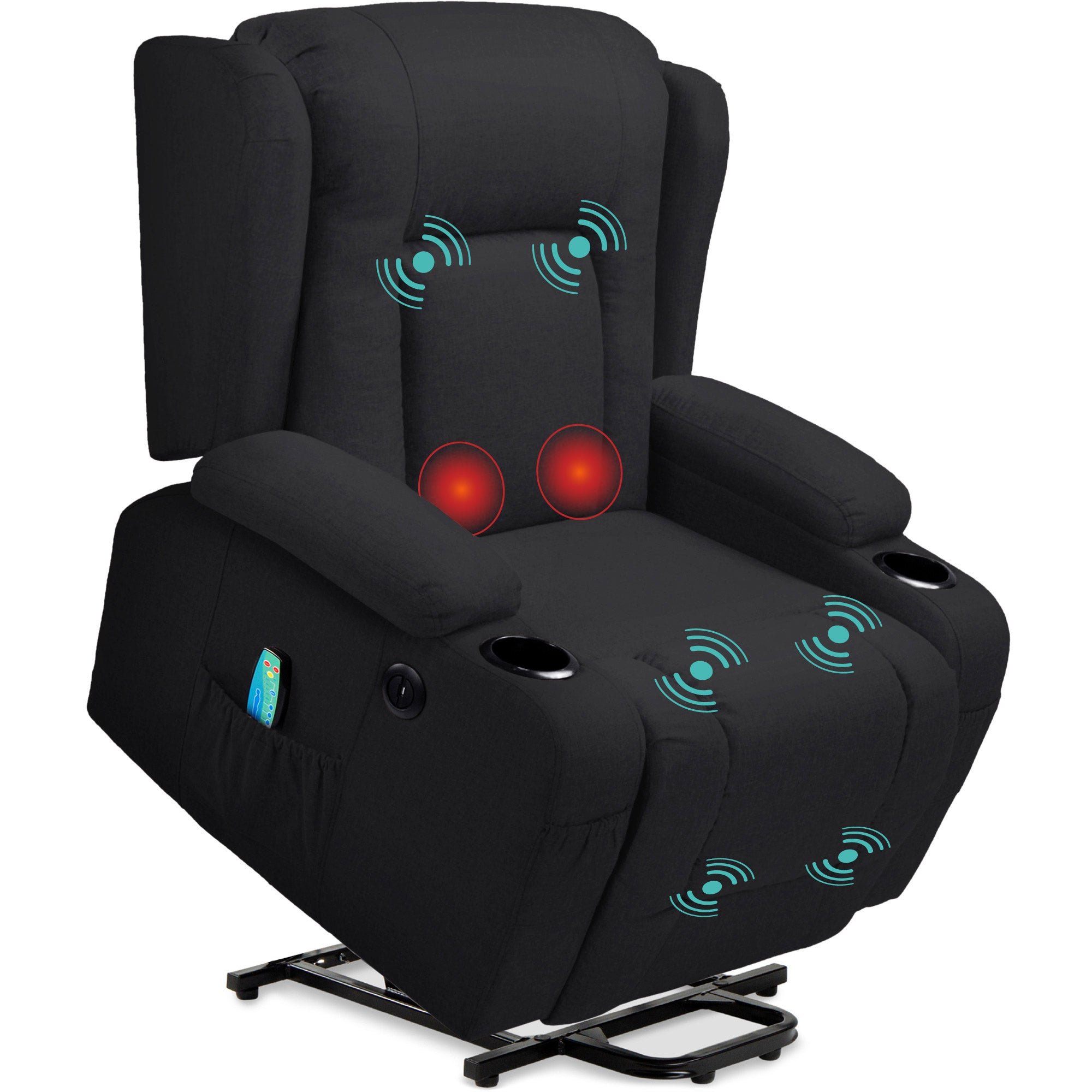 Power Lift Chair for Short People with Heat and Vibration Remote