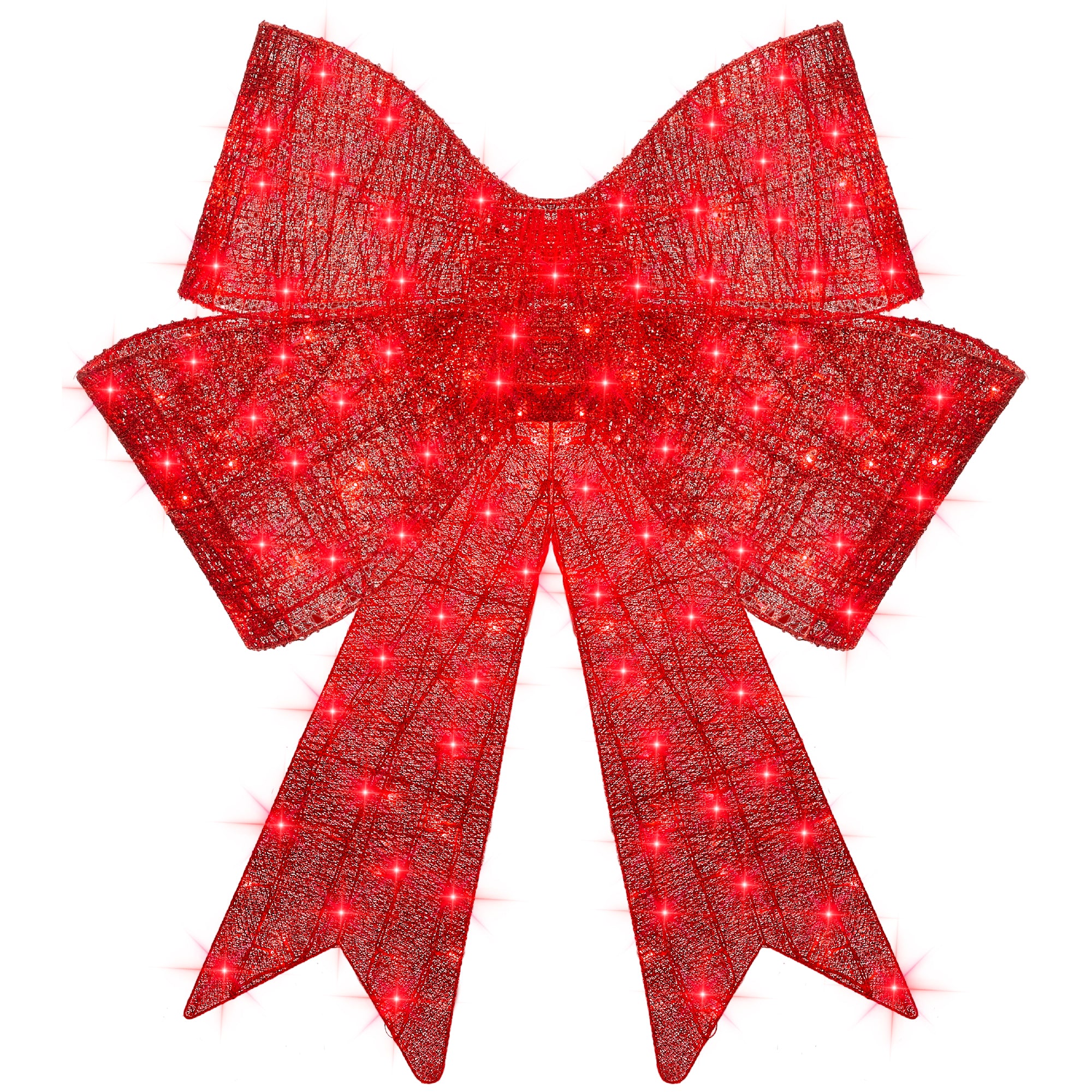 Pre-Lit Artificial Fir Christmas Wreath w/ Red Bow, LED Lights – Best  Choice Products