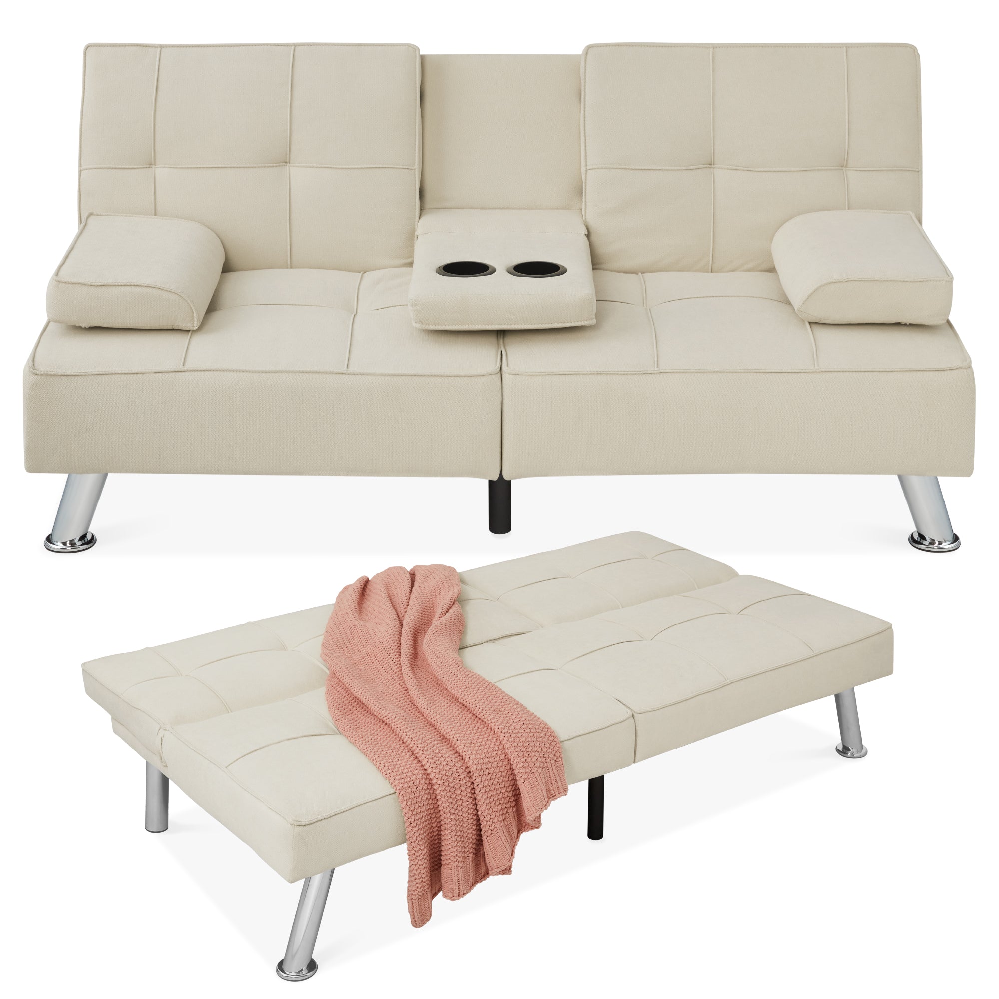 Best Choice Products Convertible Futo...