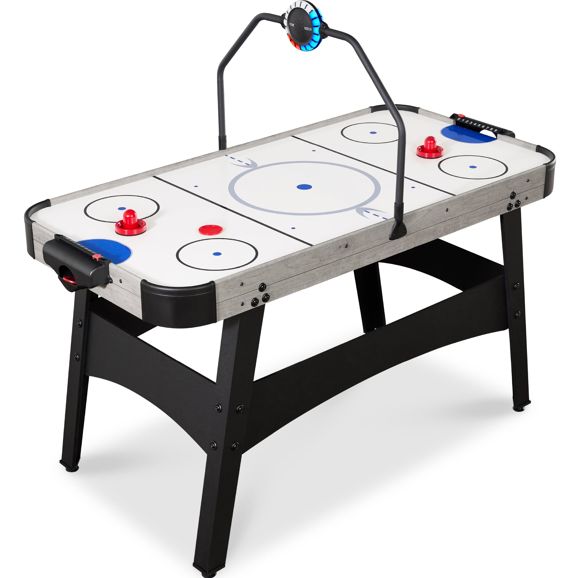 Air Hockey Game Table w/ LED Lights, Scoreboard, Powerful Motor - 54in ...