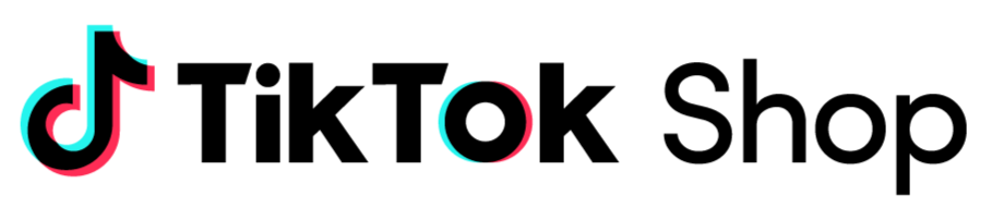 TikTok Shop logo with the TikTok logo on a white background