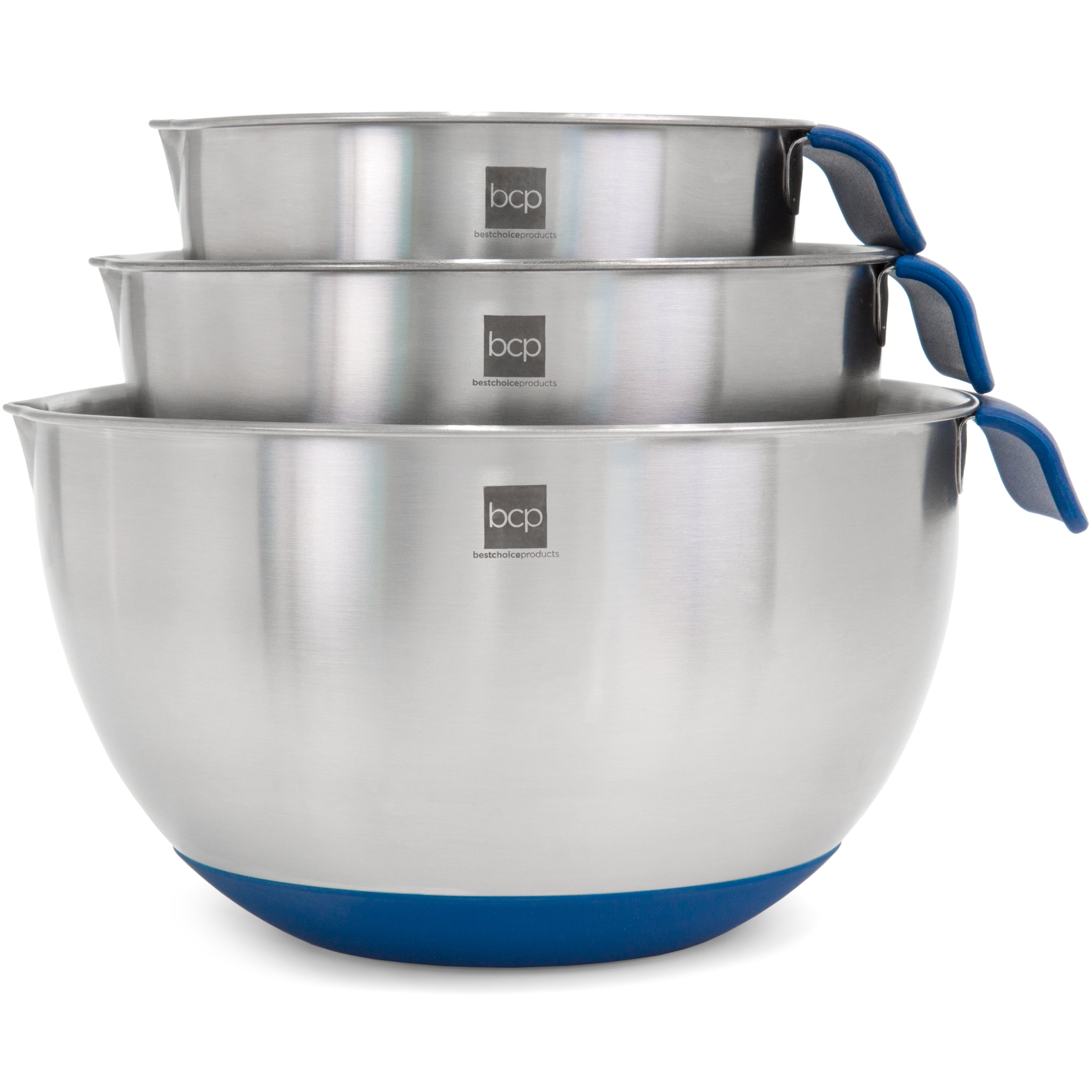 Sterling Check Everyday Mixing Bowls, Set of 3 main image 1
