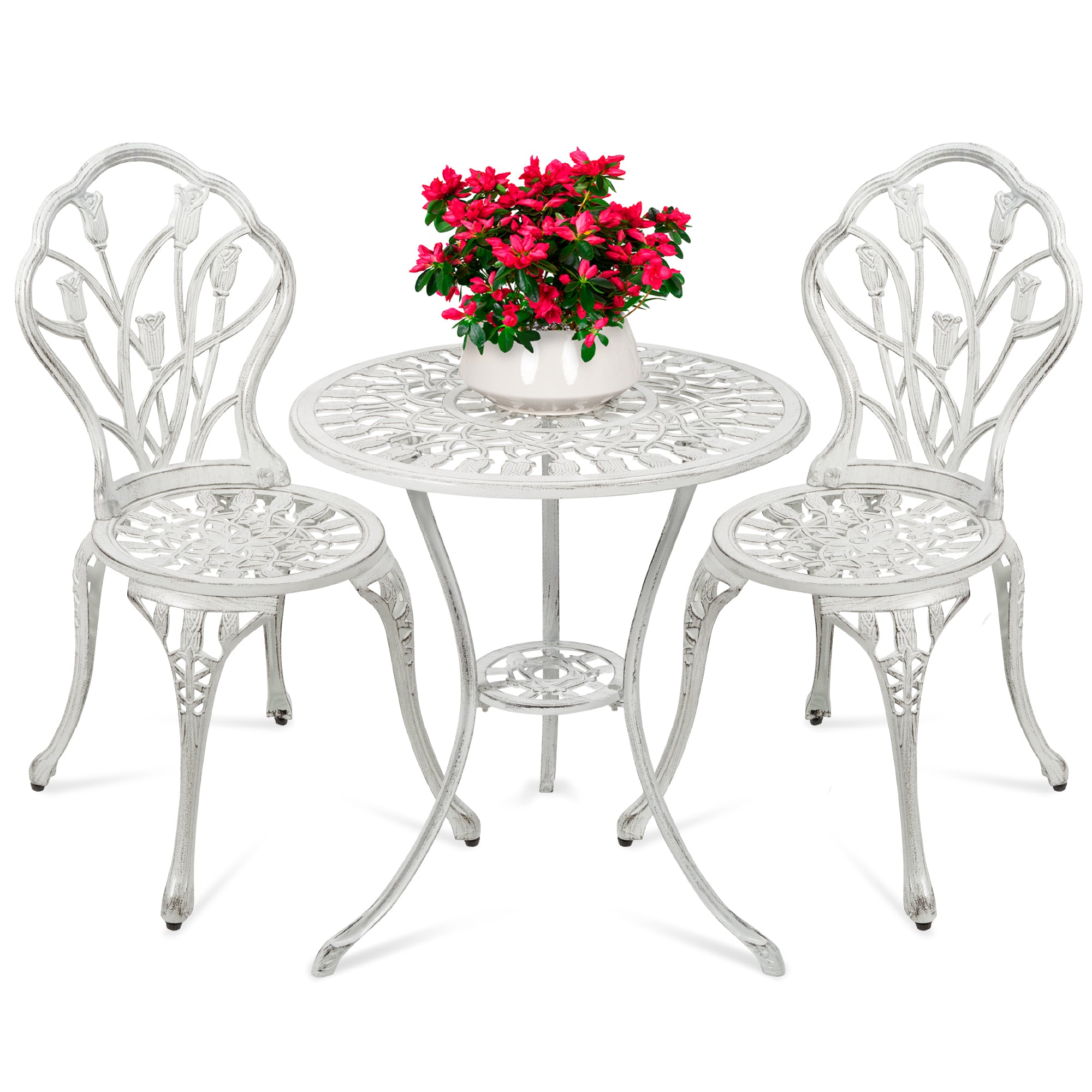 White outdoor bistro online chairs