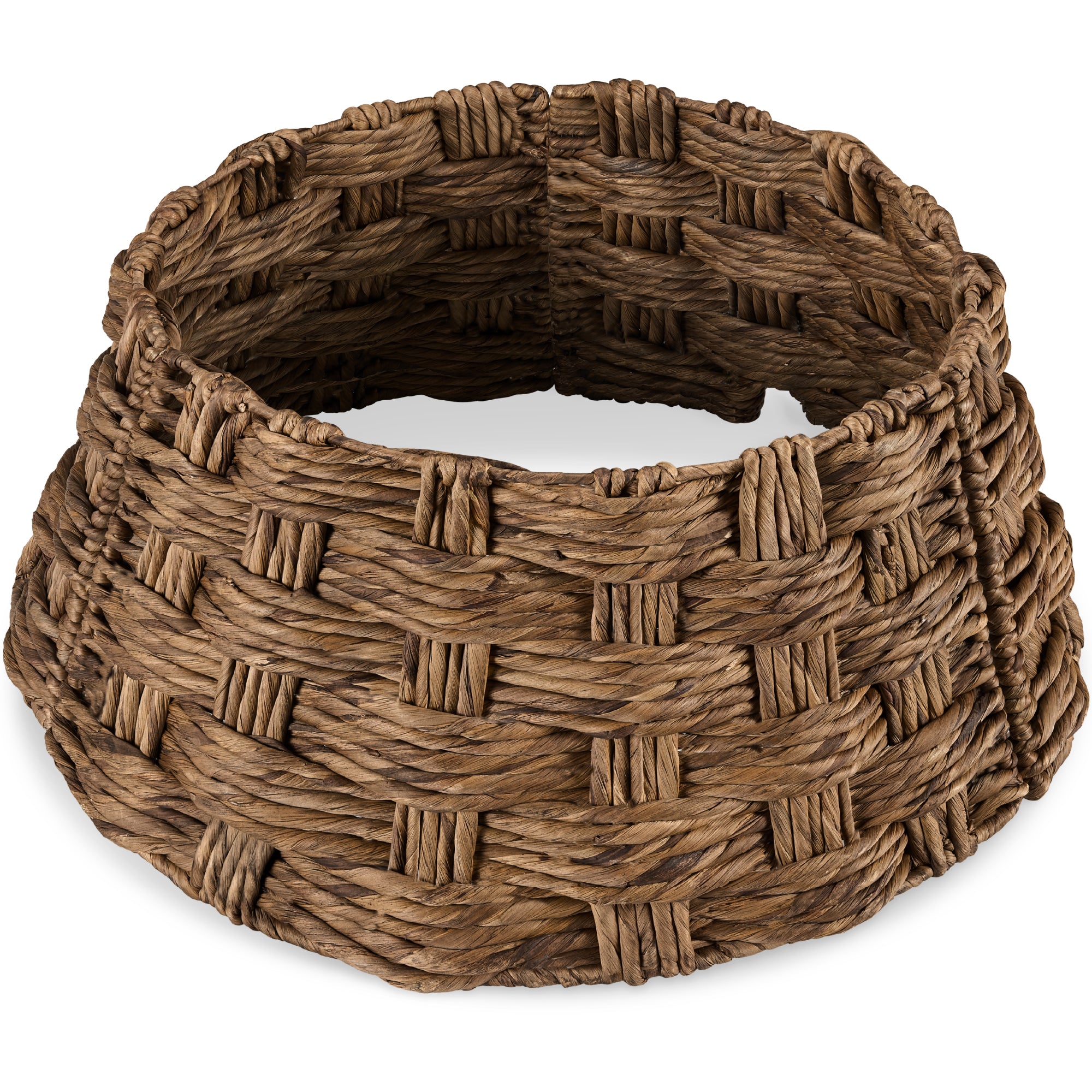 Basket Woven Hyacinth Christmas Holiday Tree Collar - 24in – Best