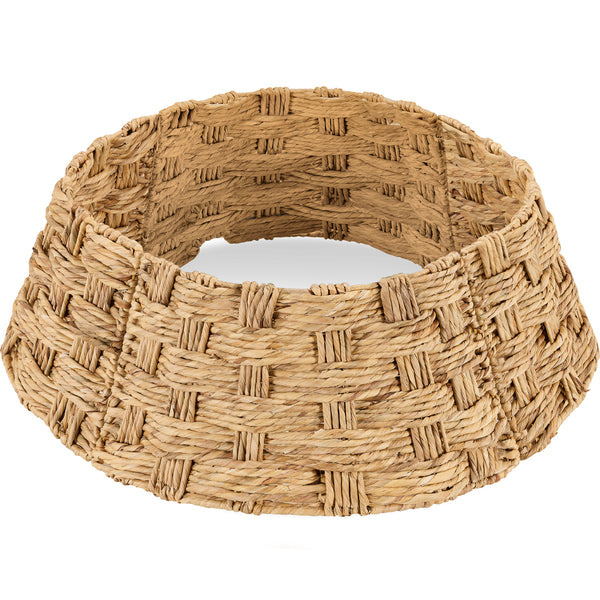 Basket Woven Hyacinth Christmas Holiday Tree Collar - 42in – Best