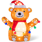 Lighted PopUp Teddy Bear Large Outdoor Christmas Holiday Decoration LEDs