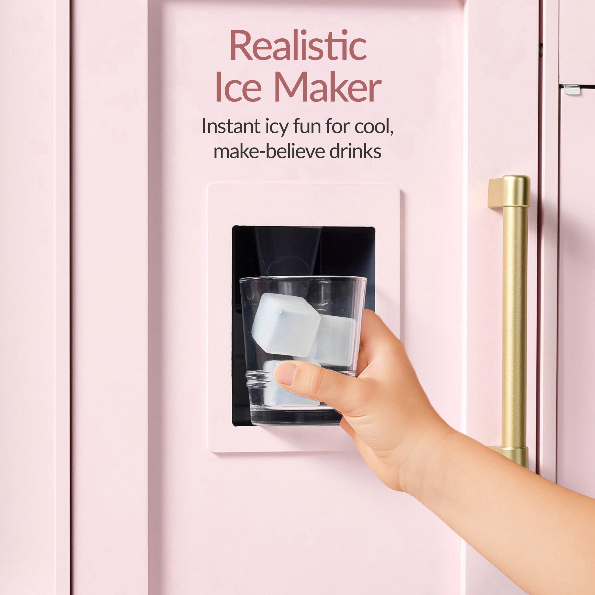 Pretend Kitchen Toy Set for Kids w/Lights, Sounds, Island, Espresso Machine