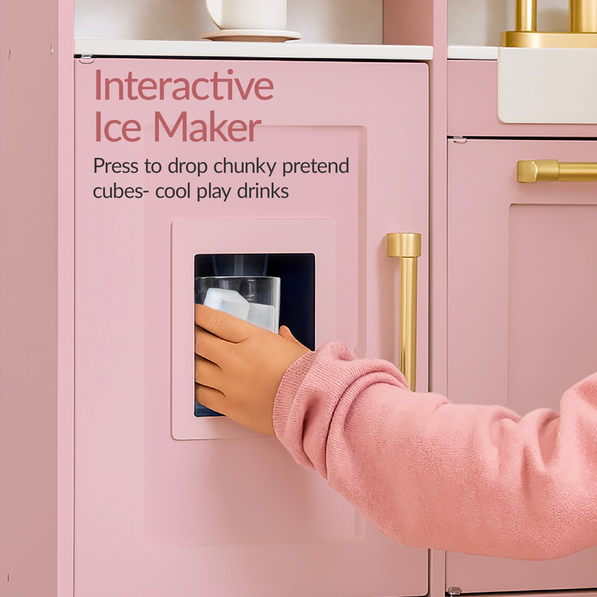 Pretend Play Kitchen with Espresso Machine