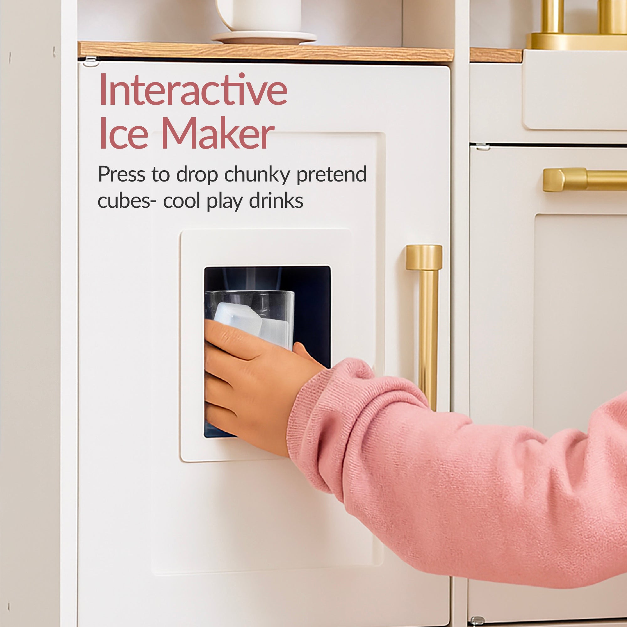 Pretend Play Kitchen with Espresso Machine