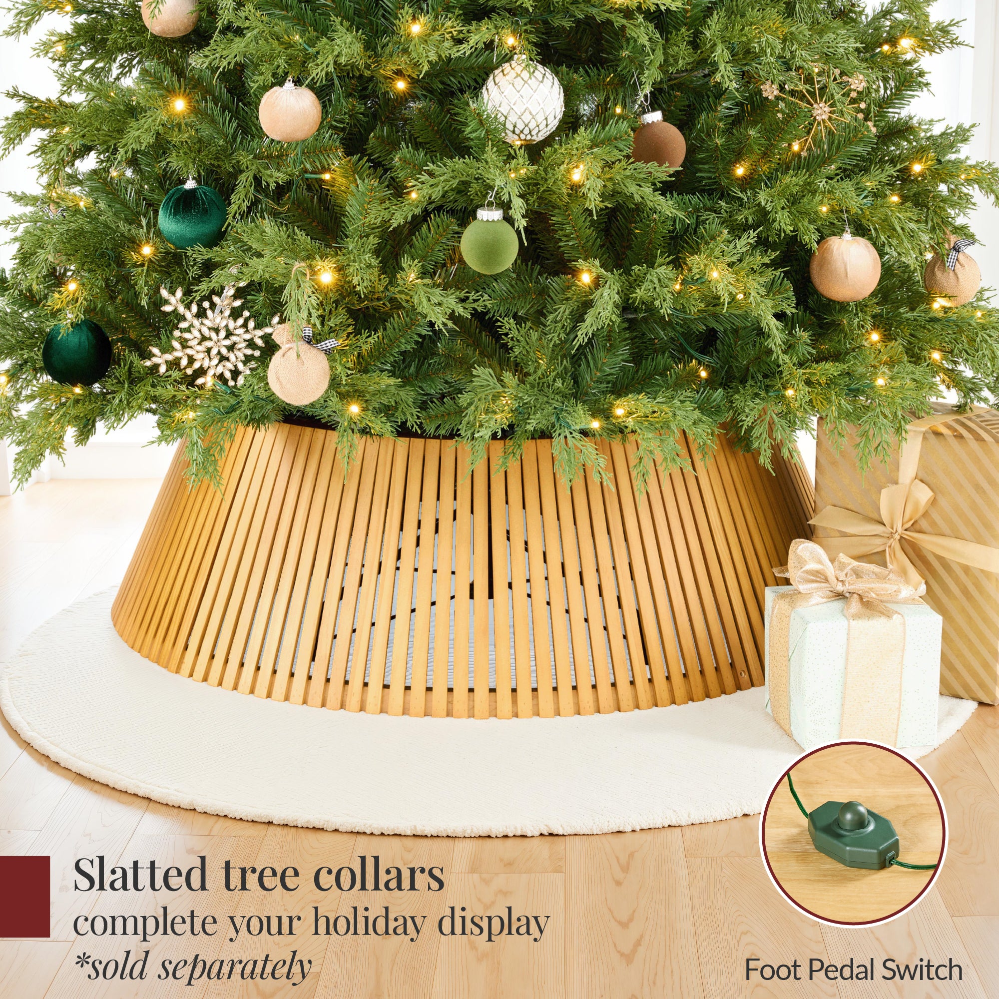 Pre-Lit Cedar Cypress Christmas Tree w/ Twinkling Lights – Best