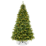 Pre-Lit Cedar Cypress Christmas Tree w/ Twinkling Lights