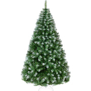 Artificial Frosted Pine Christmas Tree, Unlit Pine Design w/Easy Assembly