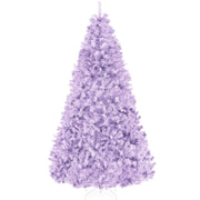 Artificial Lavender Christmas Tree, Unlit Pine Design w/Easy Assembly