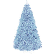 Artificial Baby Blue Christmas Tree, Unlit Pine Design w/Easy Assembly