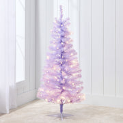 Pre-lit Colorful Mini Spruce Christmas Tree w/ LED Lights - 4ft