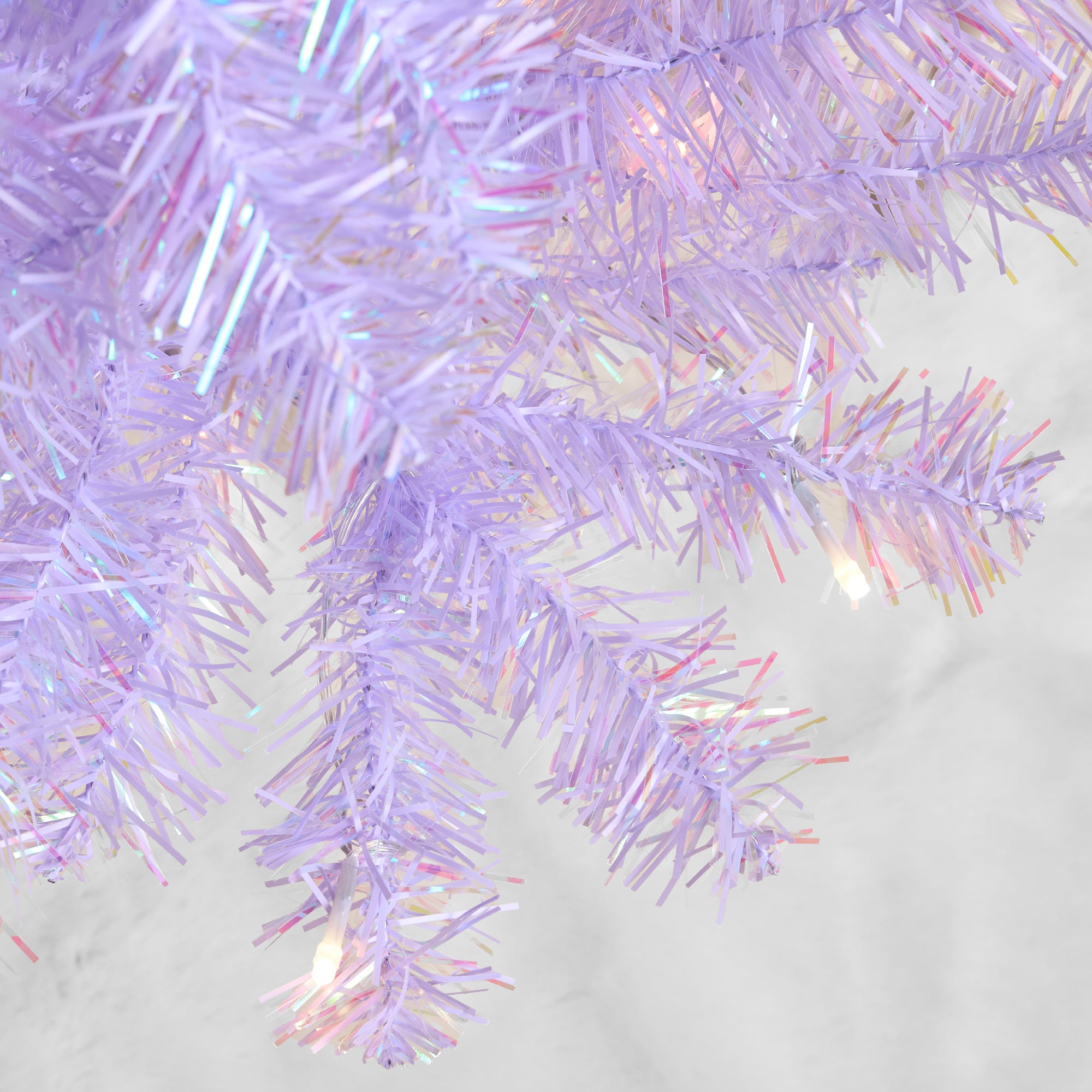 Pre-lit Colorful Mini Spruce Christmas Tree w/ LED Lights - 4ft