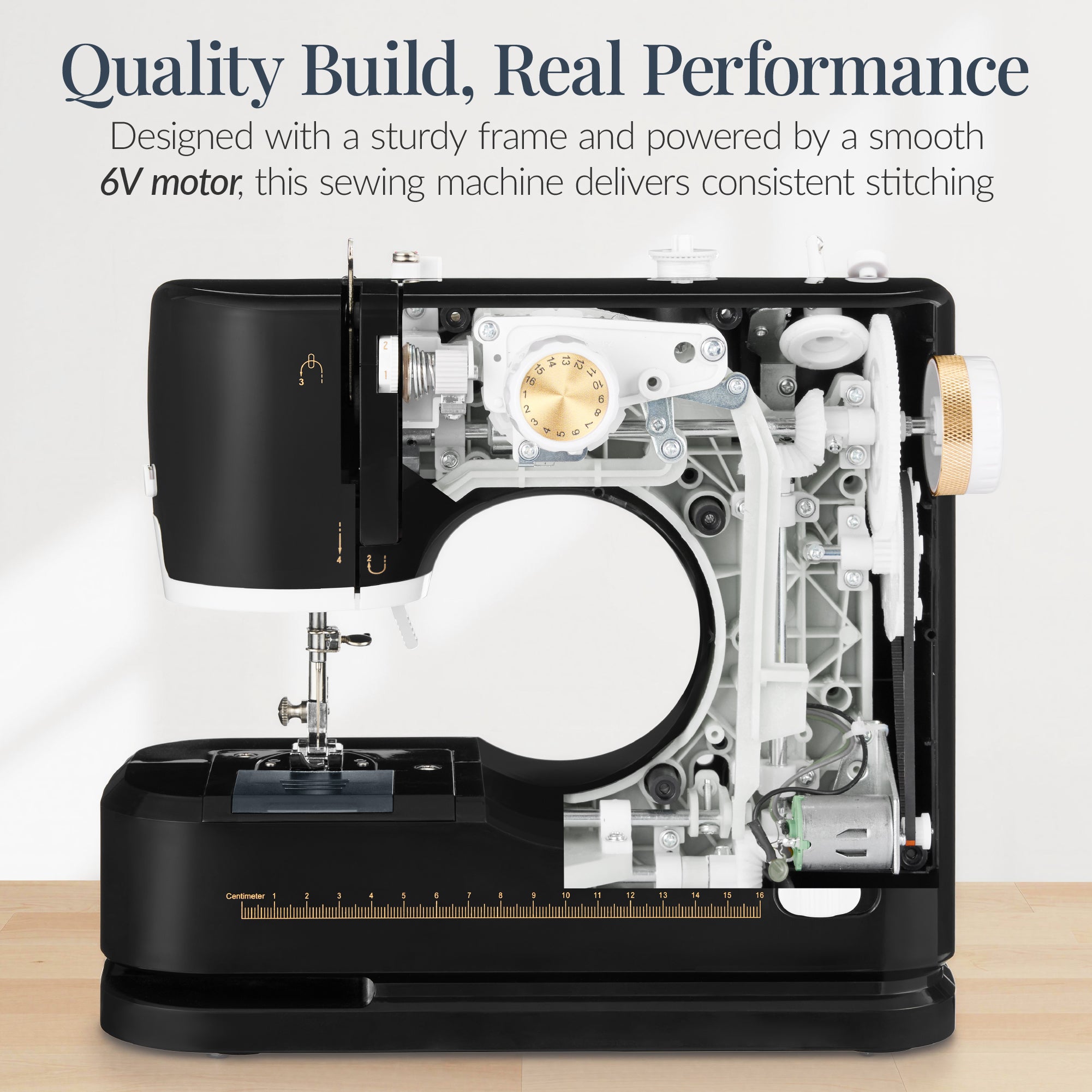 55-Piece Sewing Machine Kit for Beginners w/ 16 Stitch Patterns