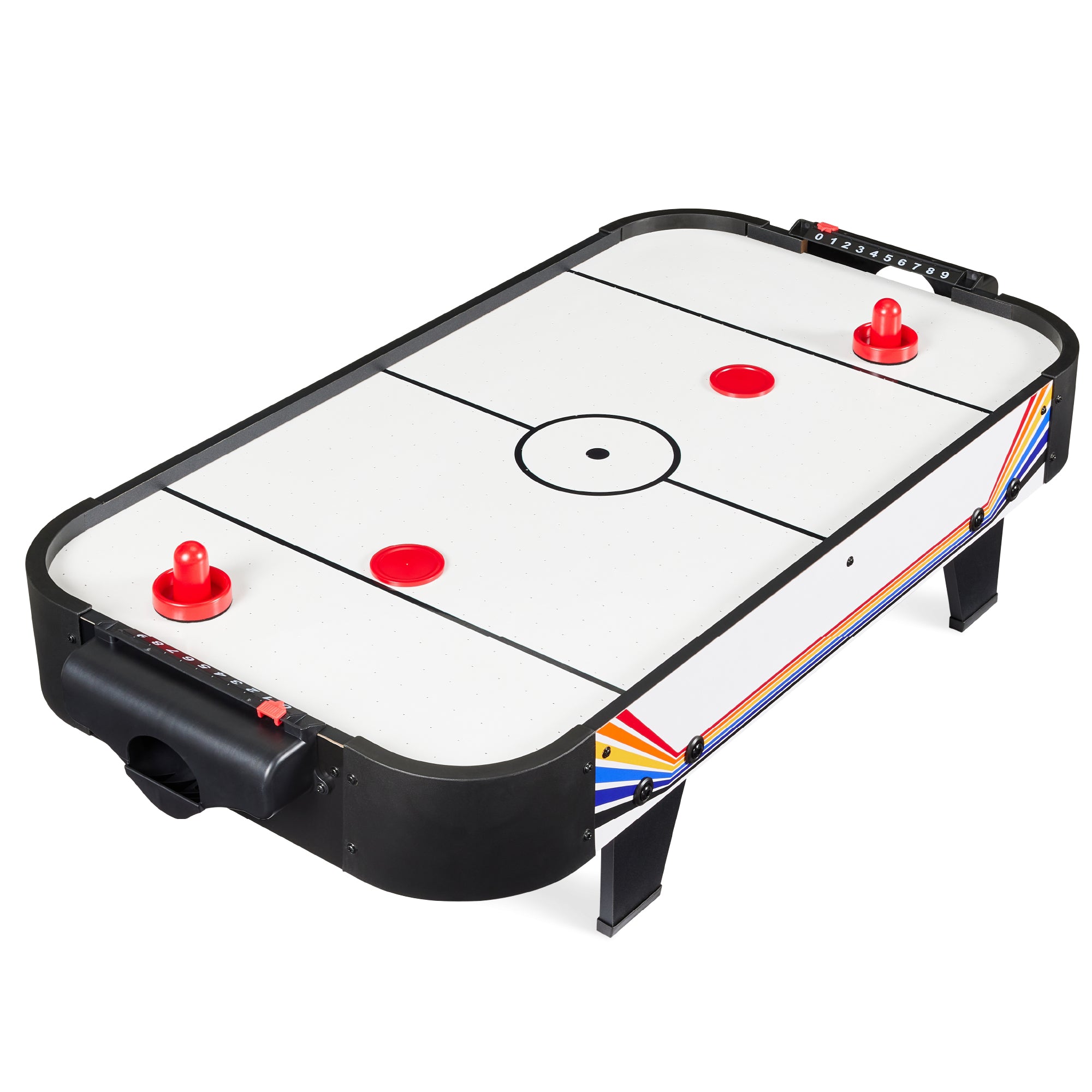 Tabletop Air Hockey Arcade Game Table w/ 2 Pucks, 2 Strikers - 40in