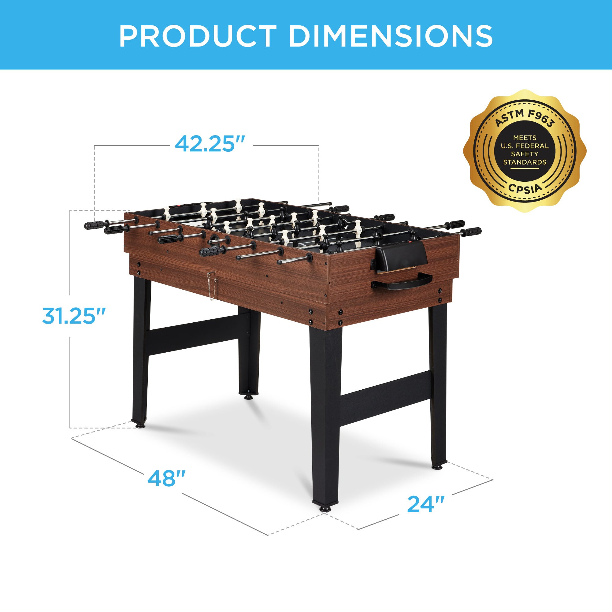 10-in-1 Combo Game Table Set w/ Pool, Foosball, Ping Pong, Chess - 2x4ft
