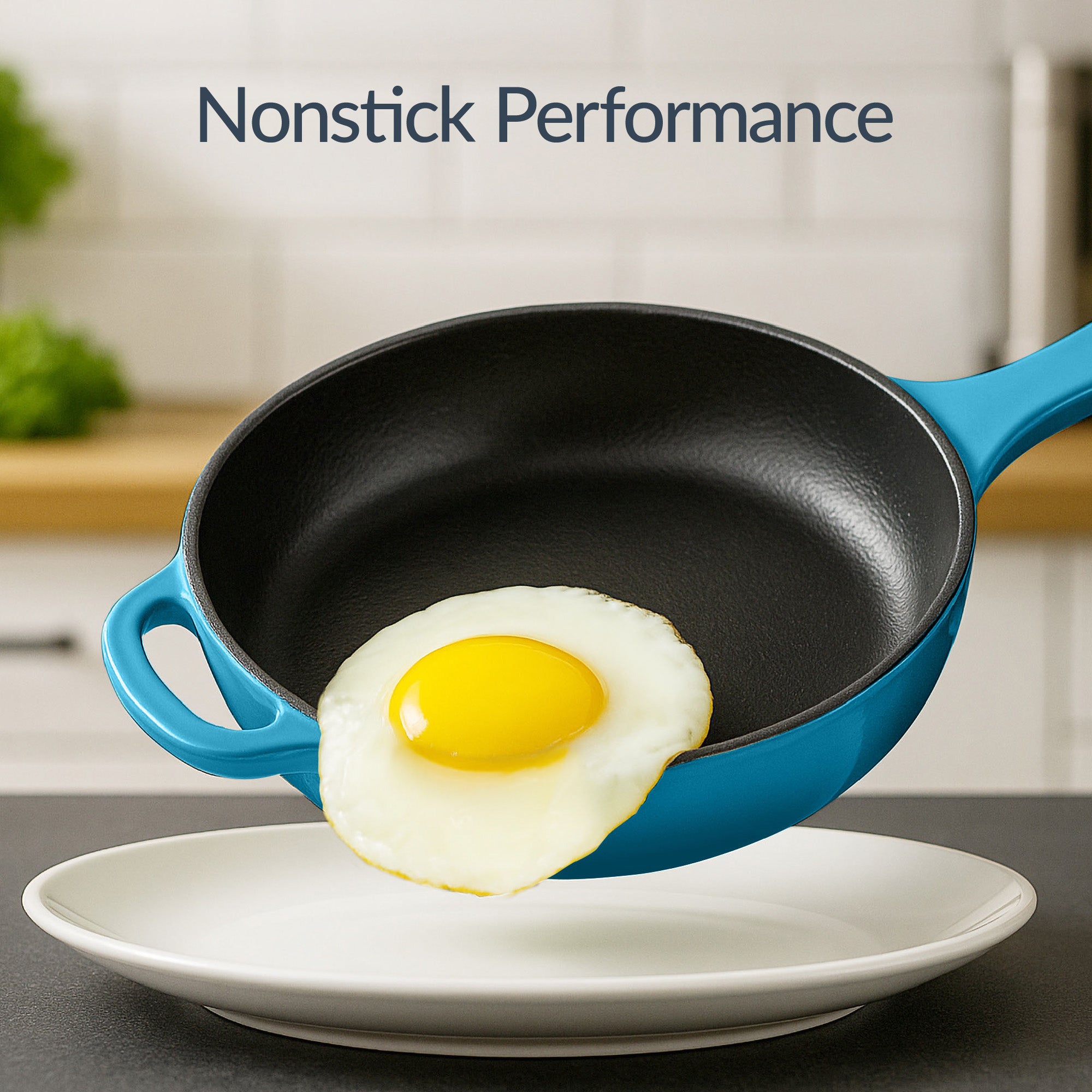 Best Choice Products Enameled Cast Iron Cookware - Thumbnail 4