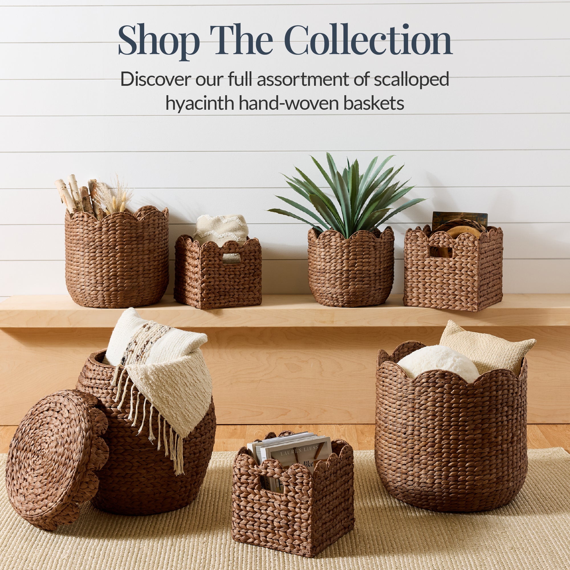 Best Choice Products Water Hyacinth Baskets - Thumbnail 4