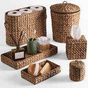 6-Piece Water Hyacinth Bathroom Set