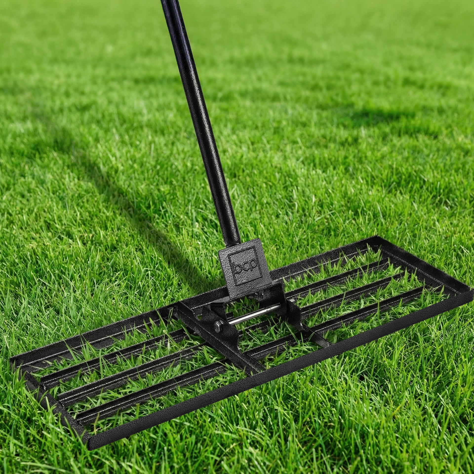 best rake for planting grass seed Lawn Leveling Rake, 30" x 10", Extra Long 78" handle