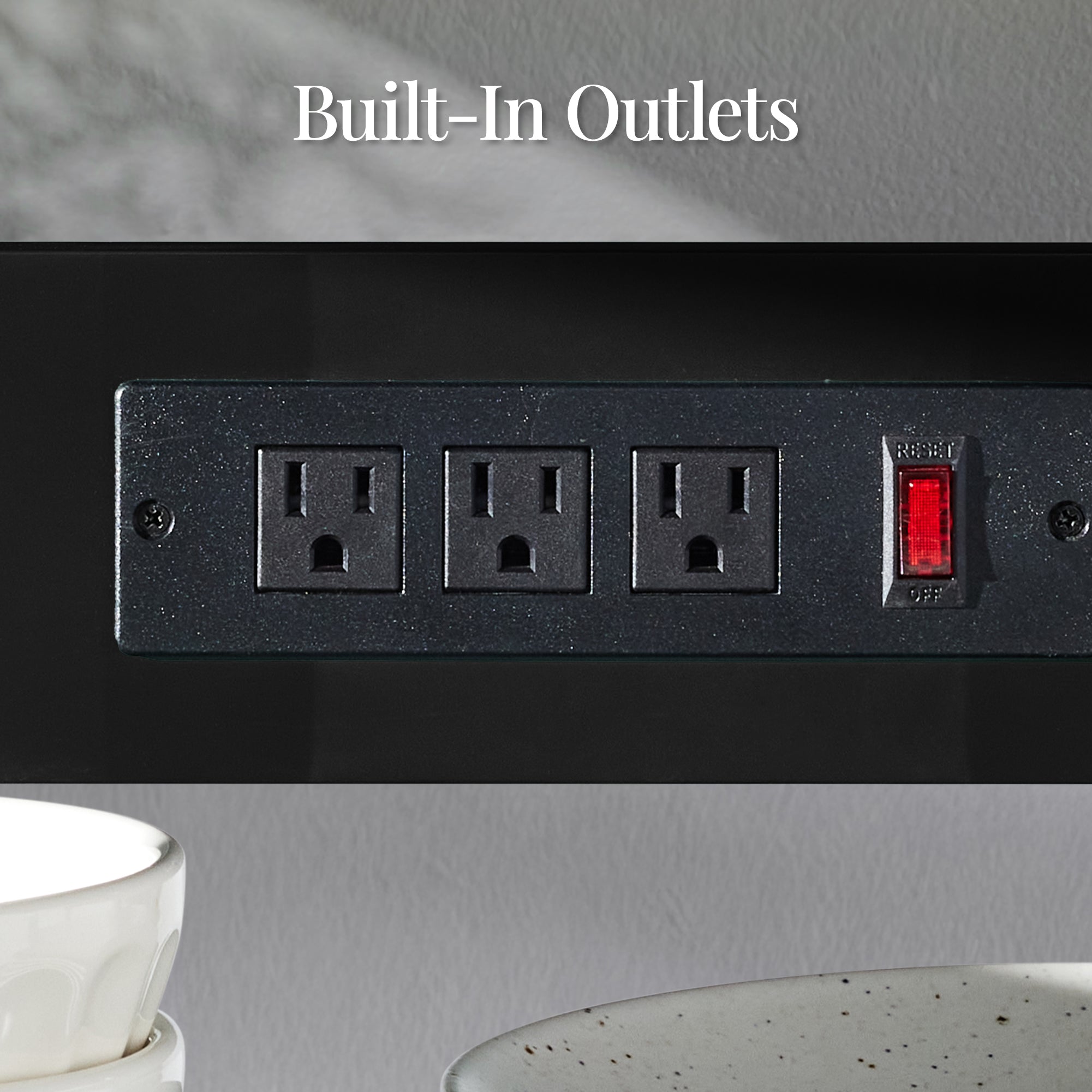 36in Large Rolling Kitchen Island Cart, 2-Door Cabinet, Outlet, & Wheels