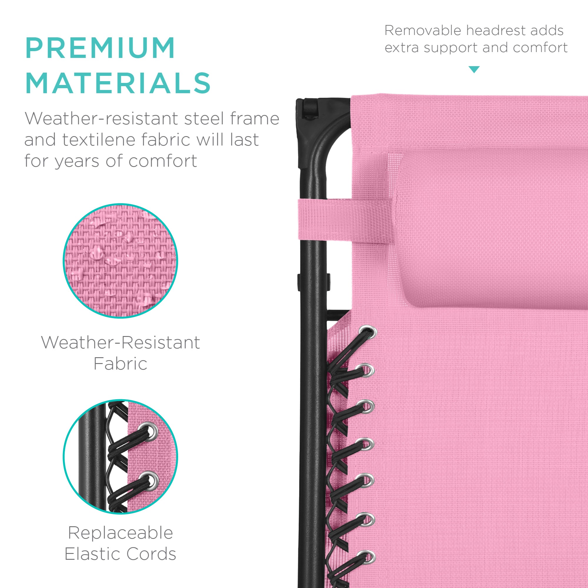 30" Wide Folding Zero Gravity Patio Lounge Chair w/Adjustable Canopy Shade