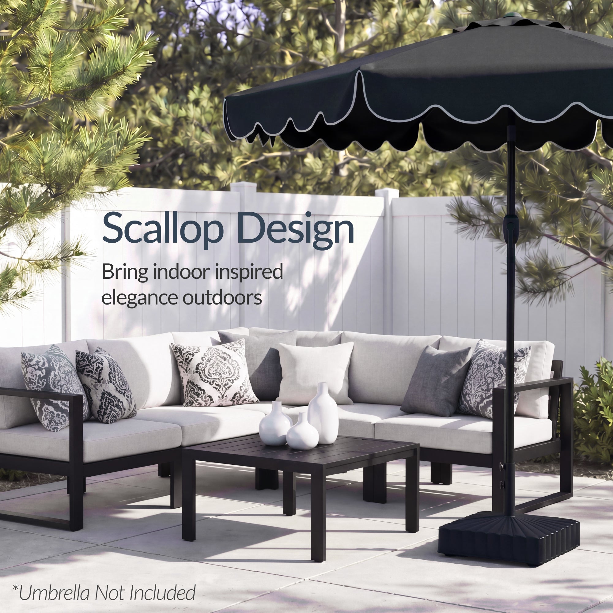 Fillable Mobile Umbrella Base Stand w/ 4 Wheels, 2 Locks, 123lb Capacity