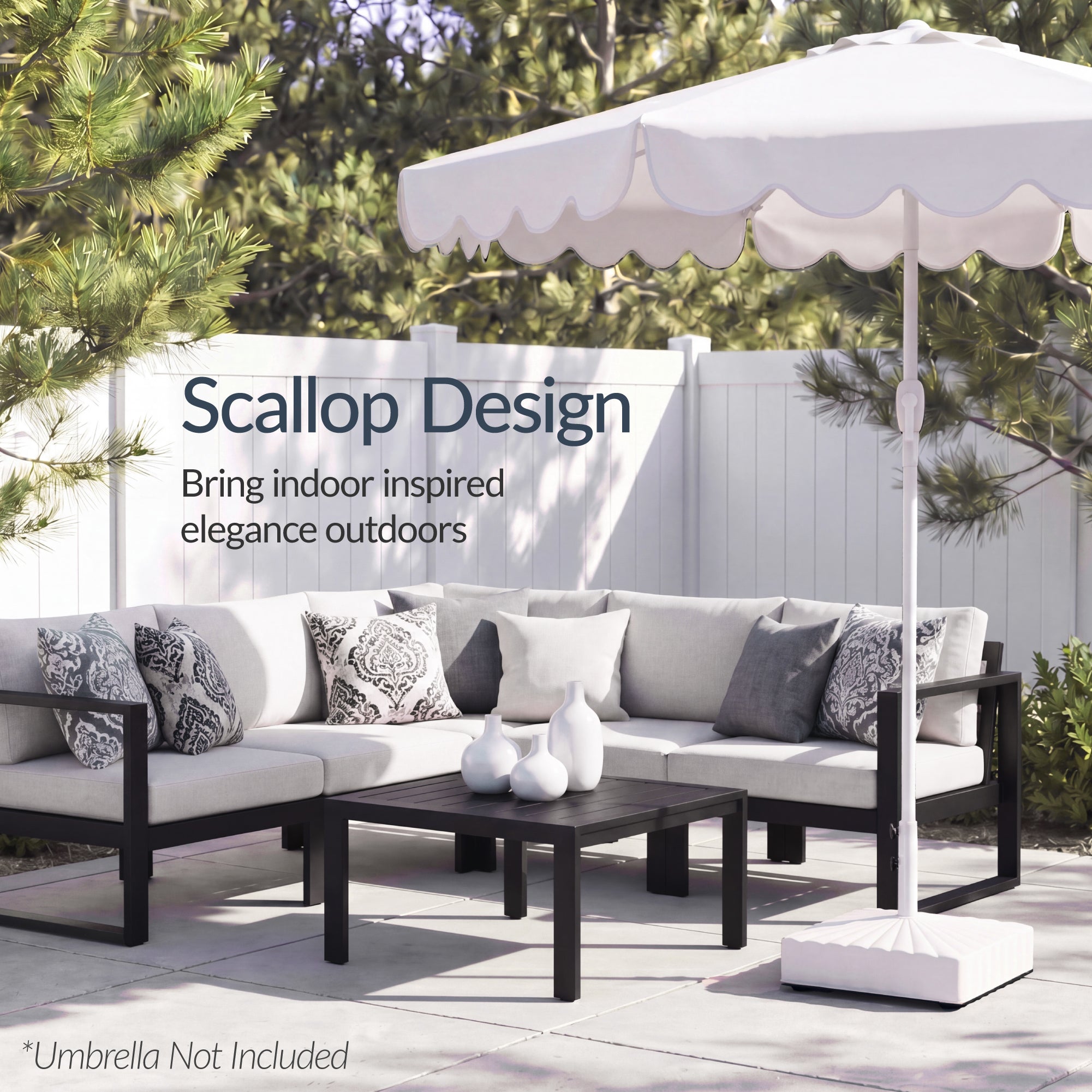 Fillable Mobile Umbrella Base Stand w/ 4 Wheels, 2 Locks, 123lb Capacity