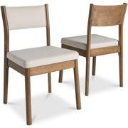 Dining Chairs Set of 2, Modern Solid Wood & Upholstered Dining Chairs