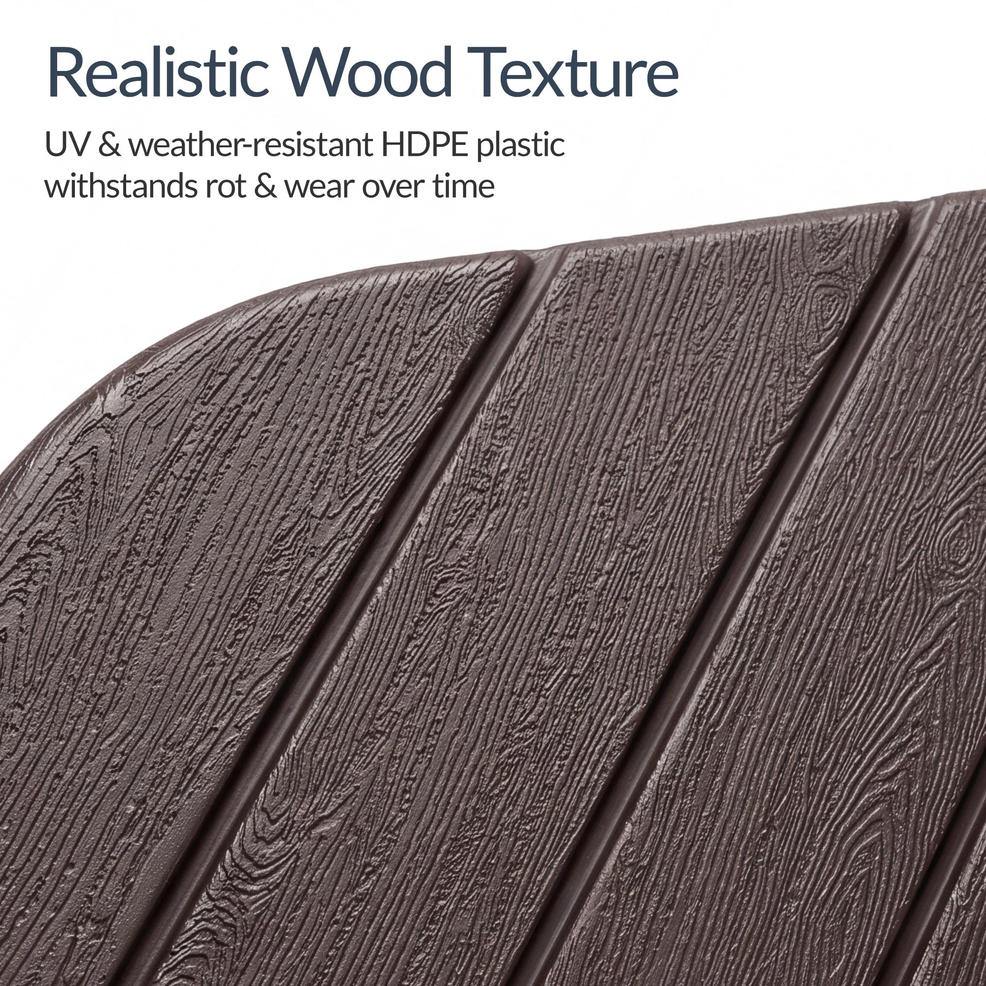 4-Piece Cantilever Umbrella Base Weight Set, Wood Grain Finish