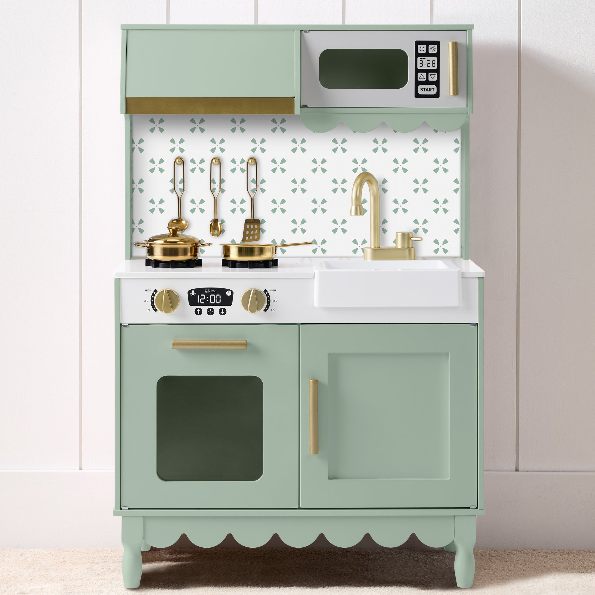 Toddler Kitchen Playset - Pretend Cooking Set