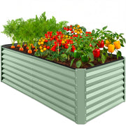 Outdoor Metal Raised Garden Bed for Vegetables, Flowers, Herbs - 6x3x2ft