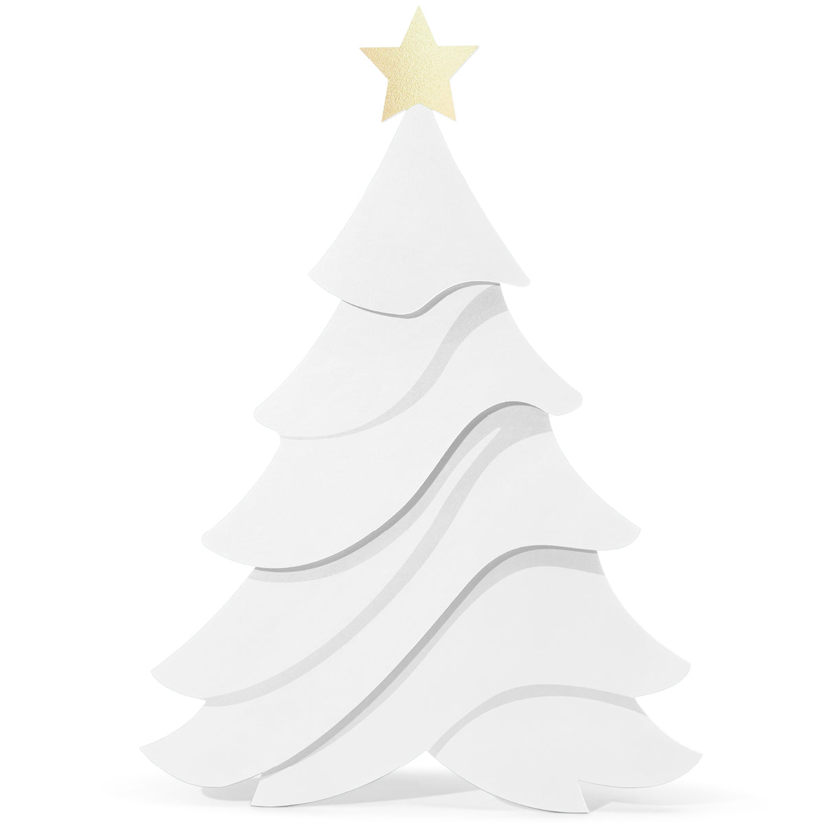 4Ft PVC Outdoor Christmas Tree Yard Silhouette 48in Weather Resistant Decor