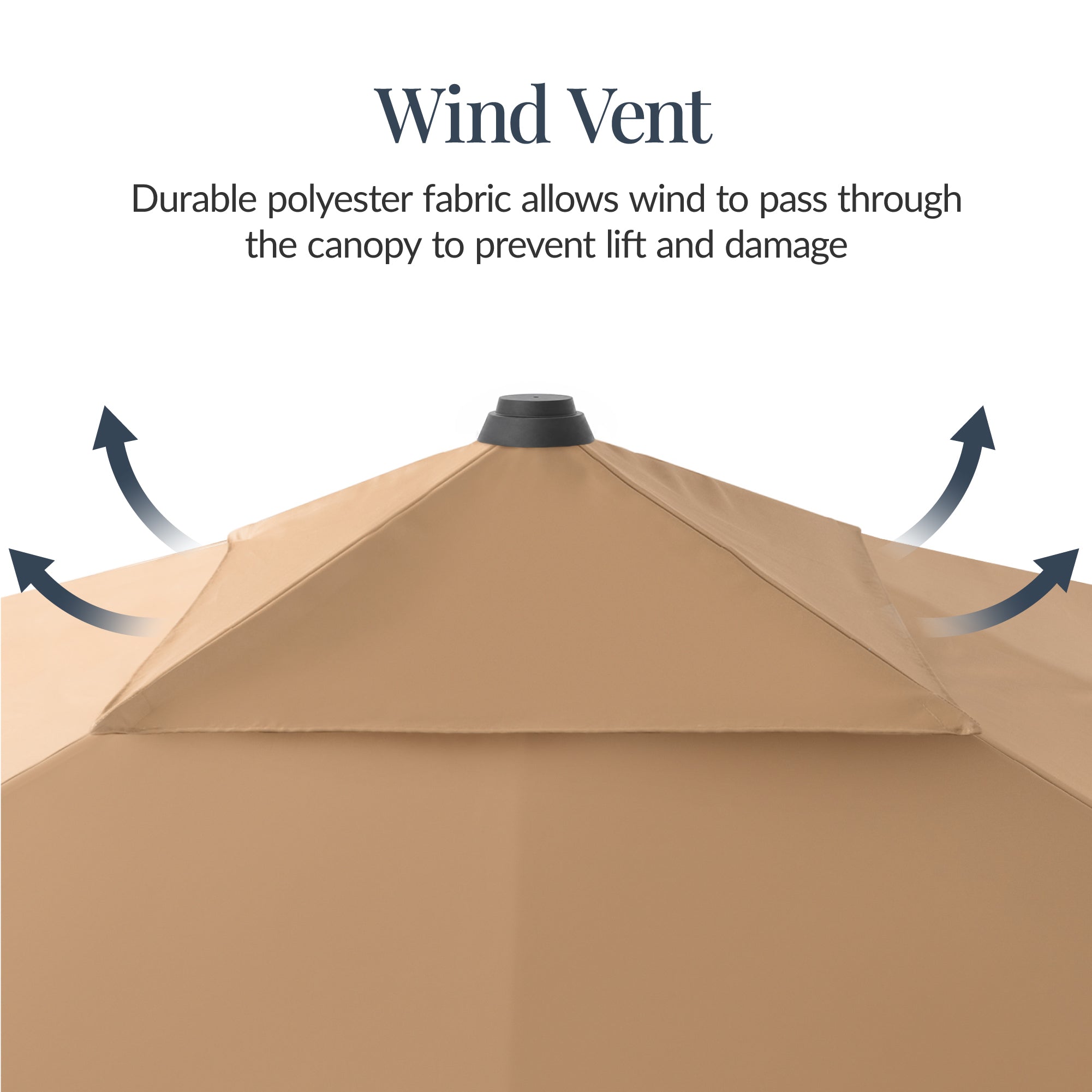 10x10 Cantilever Patio Umbrella, 5 Year No Fade Canopy