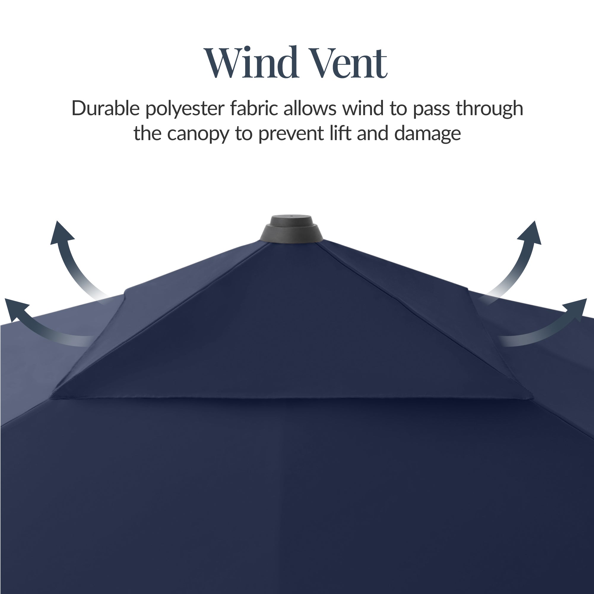 10x10 Cantilever Patio Umbrella, 5 Year No Fade Canopy