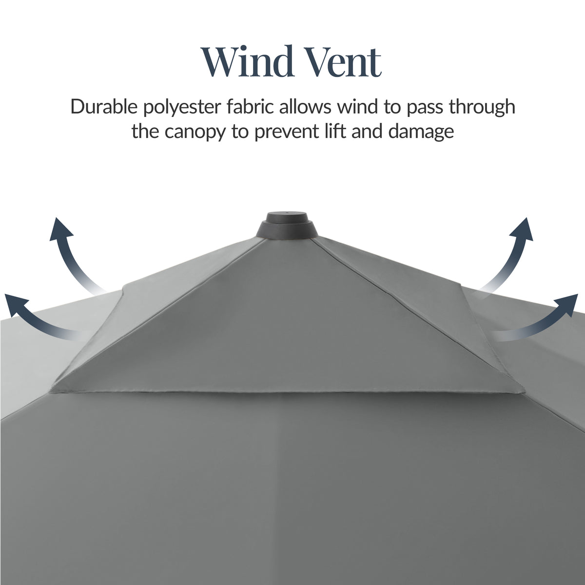 10x10 Cantilever Patio Umbrella, 5 Year No Fade Canopy