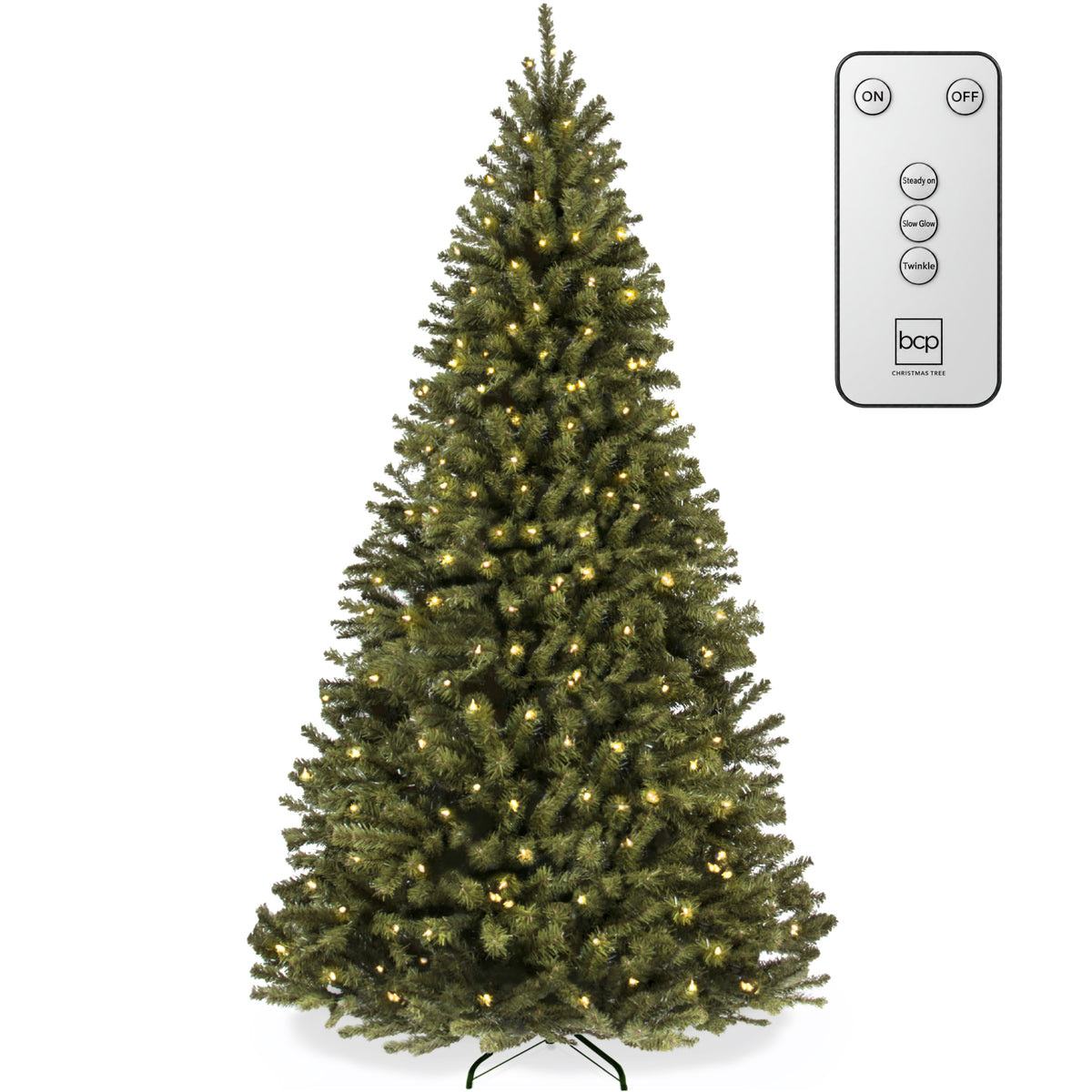 Artificial Christmas Tree with Viral Twinkling Lights, PreLit Spruce