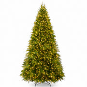 Pre-Lit Cedar Cypress Christmas Tree w/ TwinkleMAX Twinkling Lights