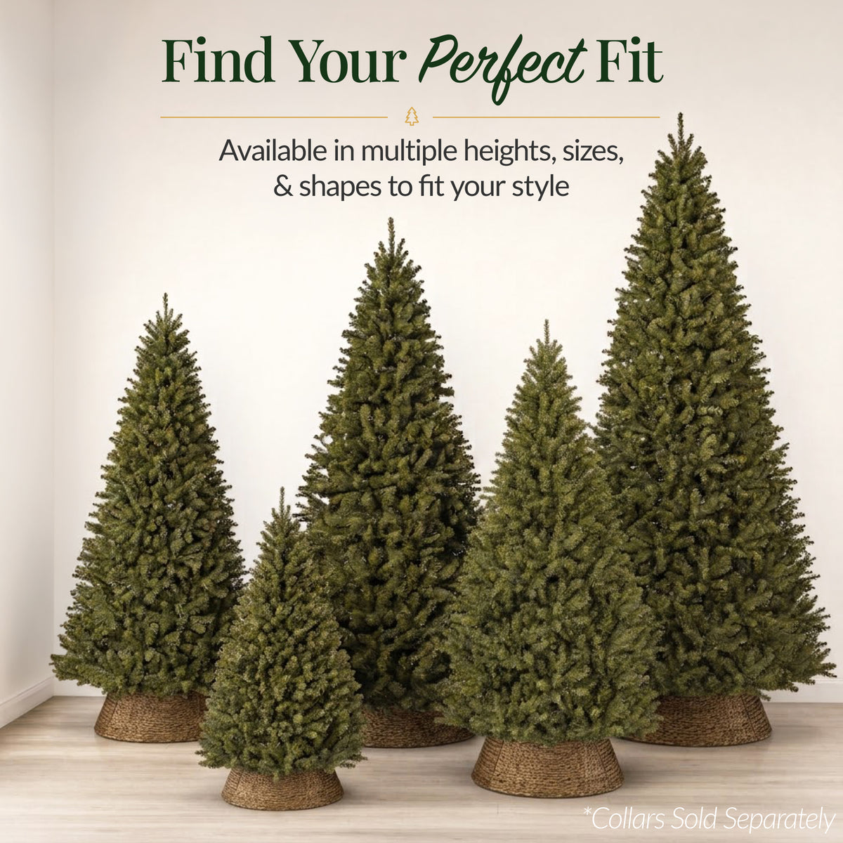 Artificial Christmas Tree, Premium Unlit Realistic Spruce Holiday Decor