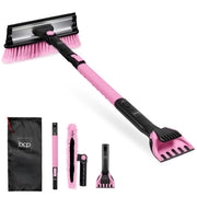39" Extendable Snow Brush with Squeegee and Ice Scraper