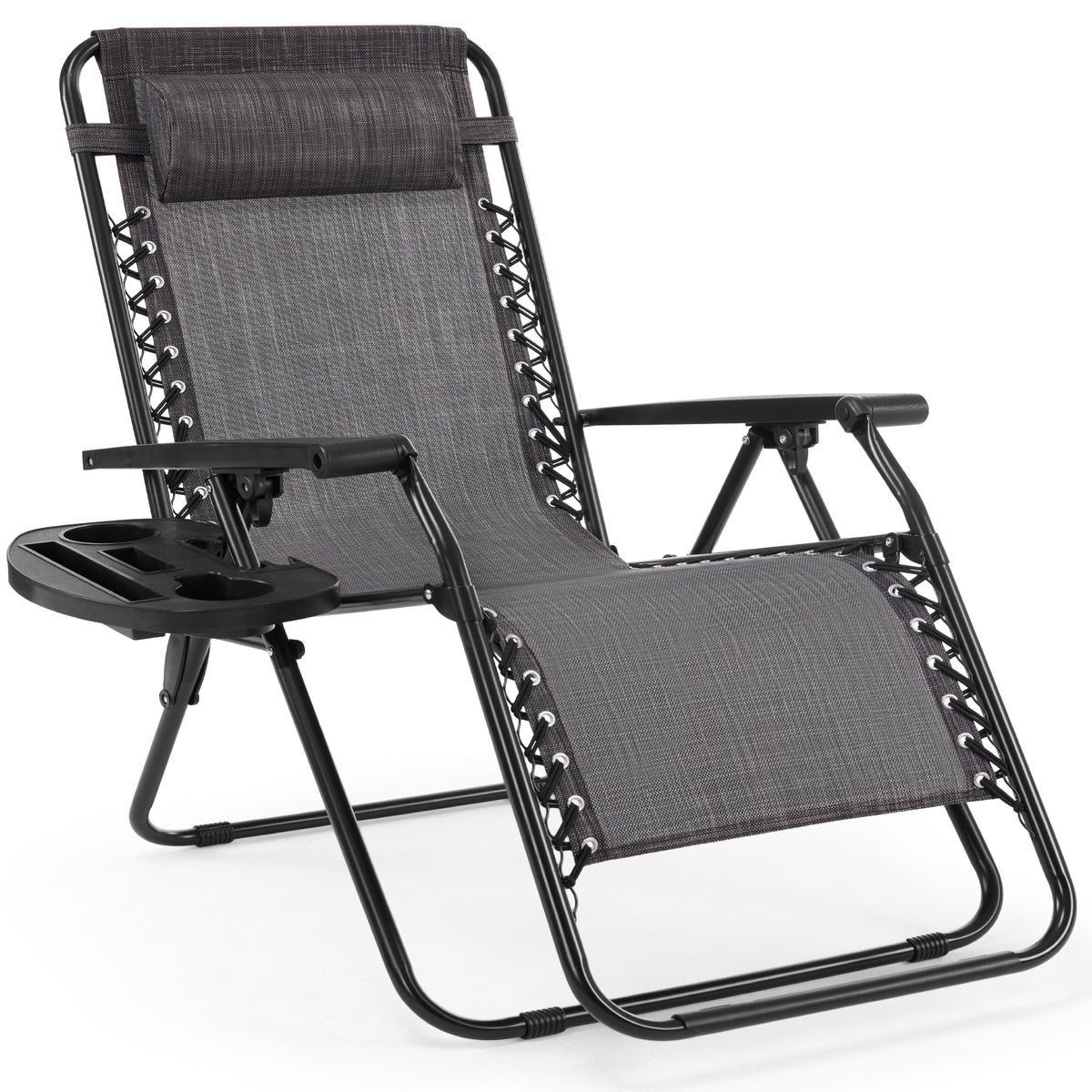30" Wide Folding Zero Gravity Patio Lounge Chair
