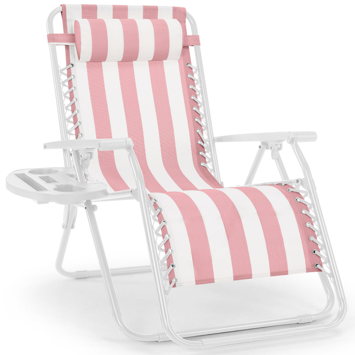 30" Wide Folding Zero Gravity Patio Lounge Chair