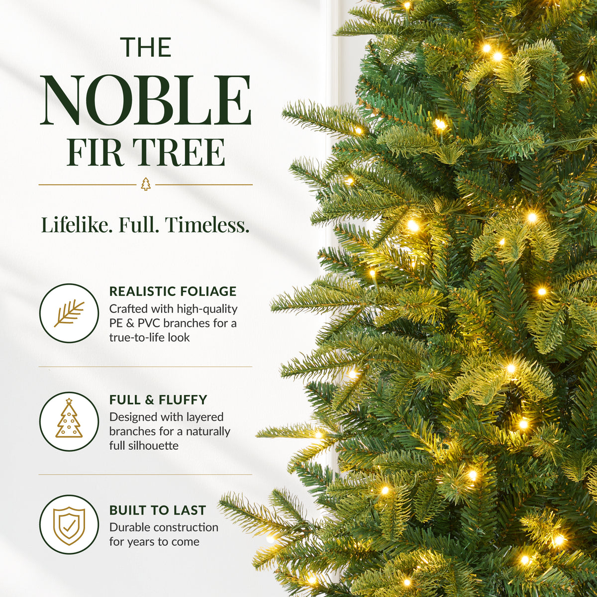 Prelit Potted Pencil Christmas Tree w/ Twinkling Micro LED Lights