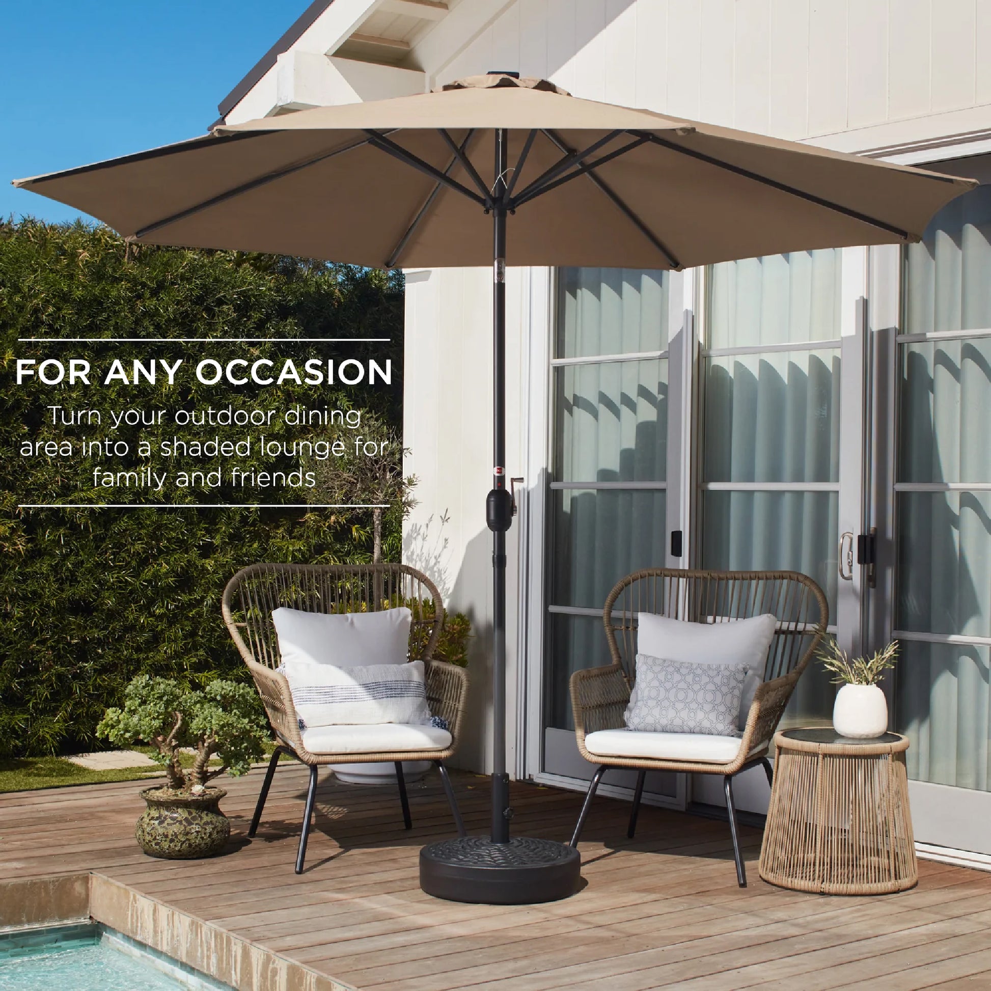 Best Choice Products 10ft Outdoor Steel Market Patio Umbrella w/ Crank, Tilt Push Button, 6 Ribs Best Choice Products 10ft Outdoor Steel Market Patio Umbrella w/ Crank, Tilt Push Button, 6 Ribs