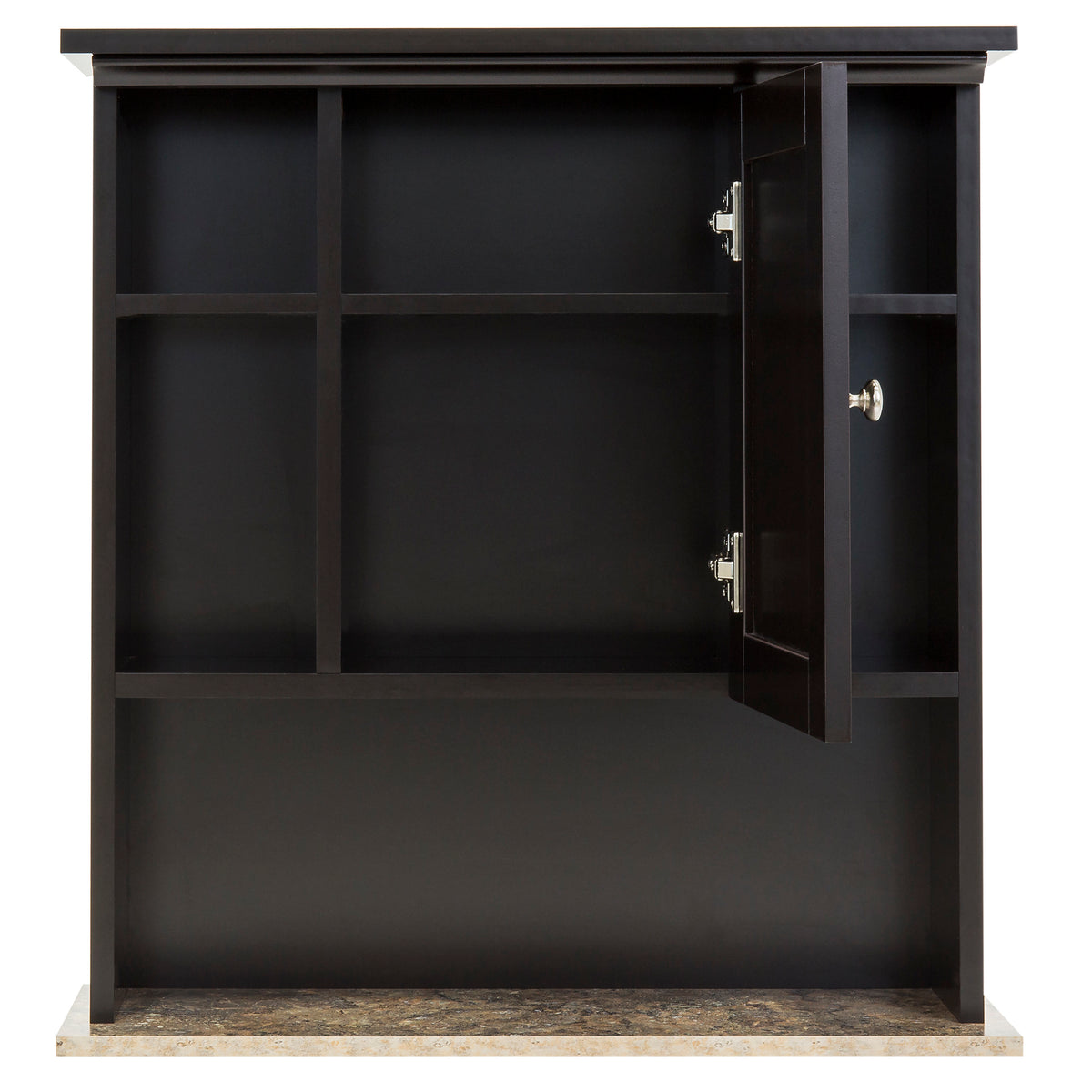 Bathroom Wall Storage Cabinet w/ Faux Granite