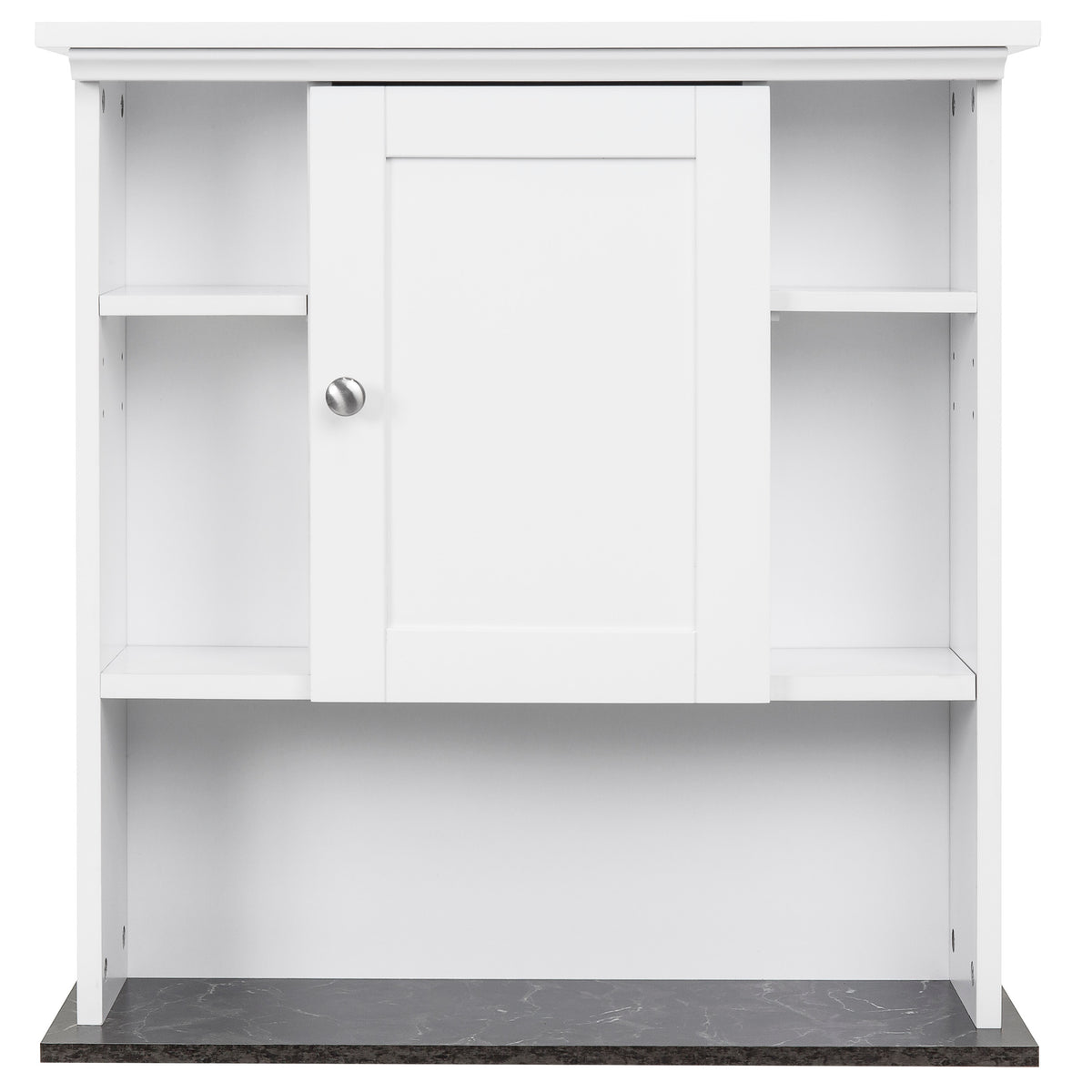 Bathroom Wall Storage Cabinet w/ Faux Granite