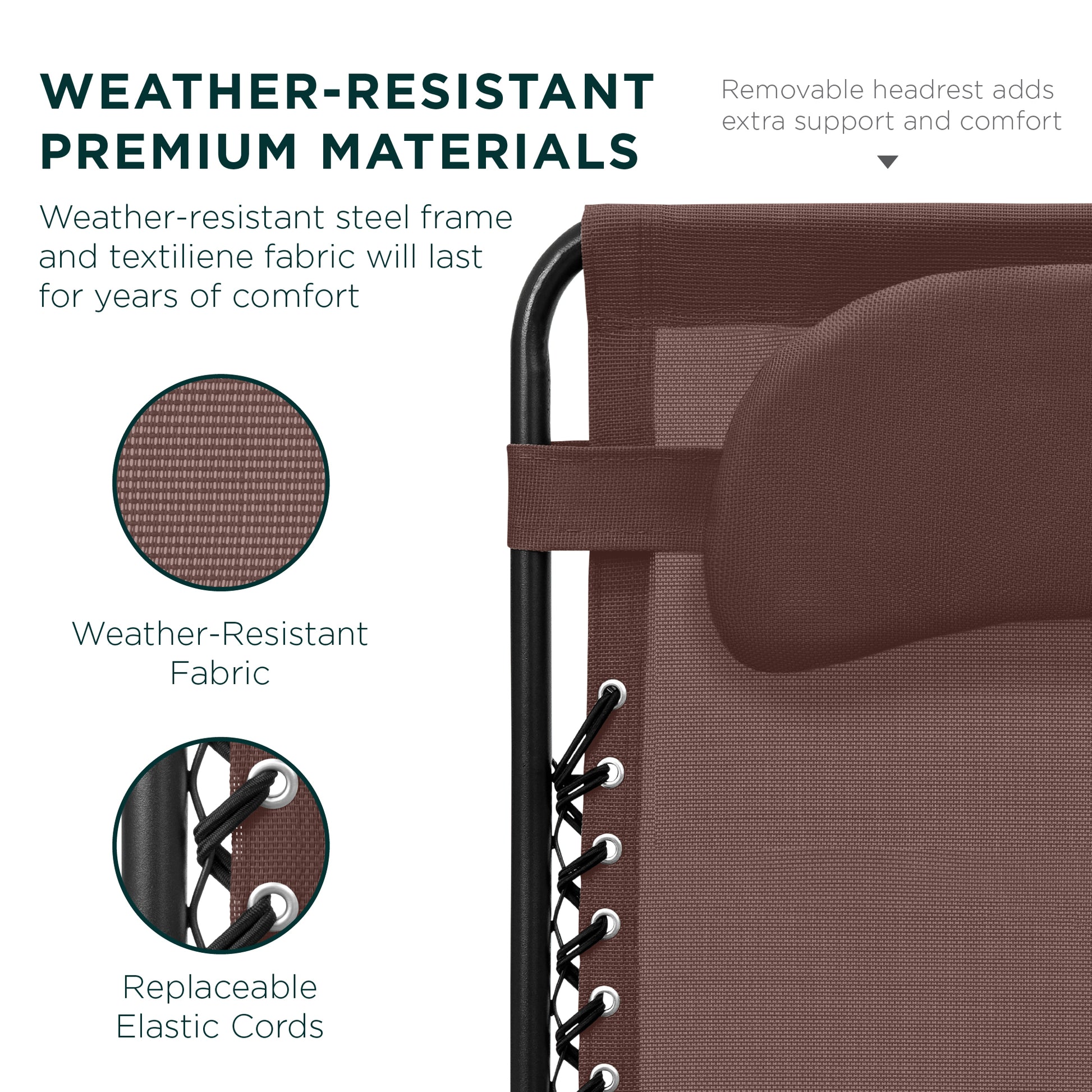 Oversized Reclining Zero Gravity Chair Lounger w/ Cup Holder, Pillow